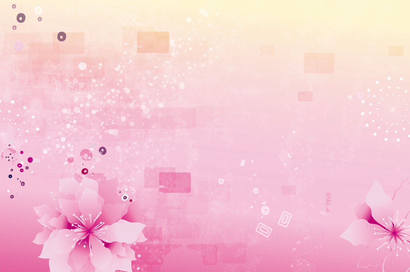 Abstract Pink Flowers Background Free Vector Graphics