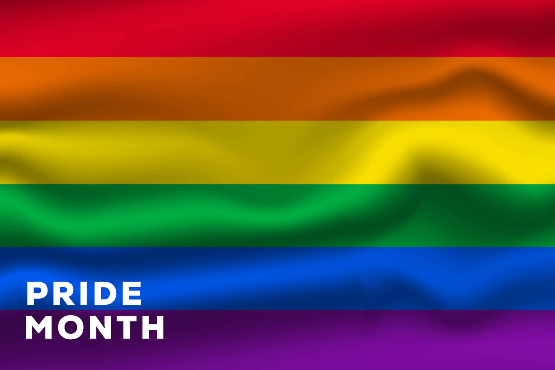 A Photorealistic Rainbow Flag For Pride Wallpaper