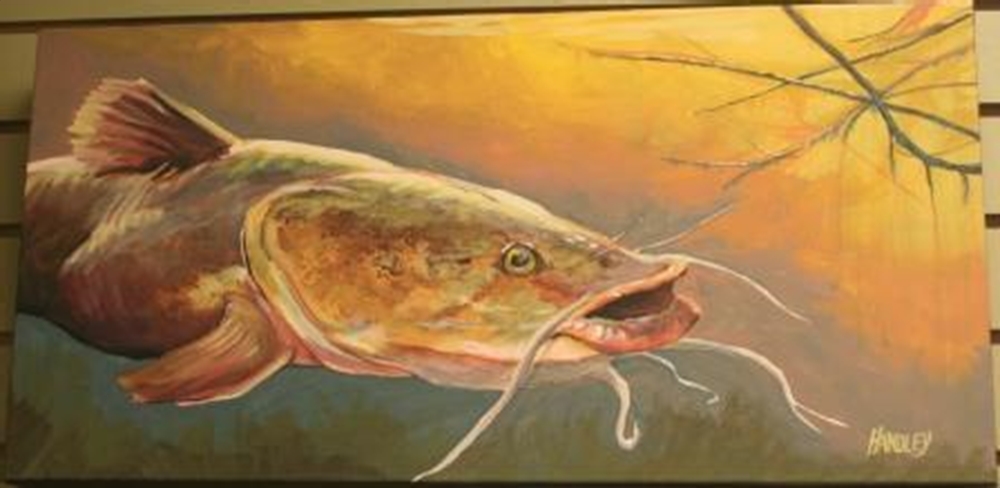 Flathead Catfish Art Quot