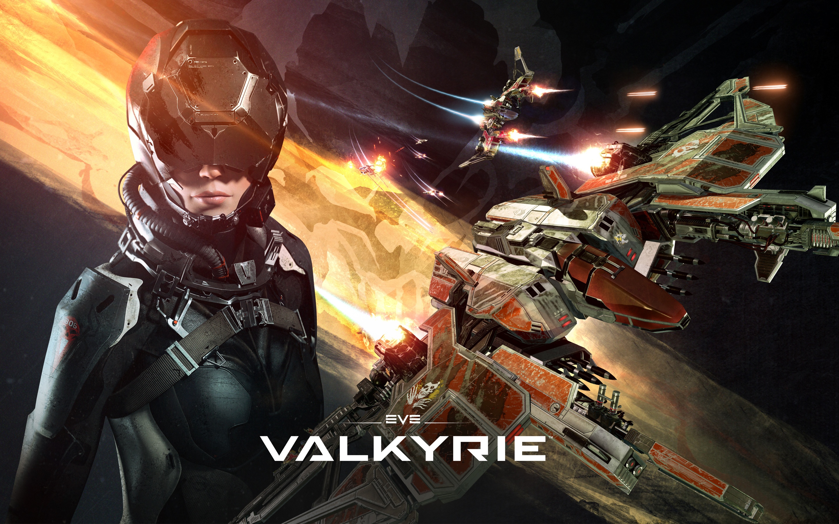 Eve Valkyrie Game 4k Wallpaper HD