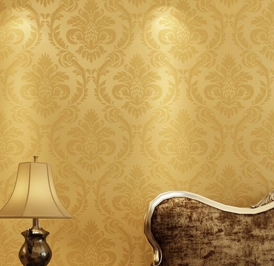 Woven Wallpaper Roll For Living Room Bedroom Tv Backdrop Golden R38