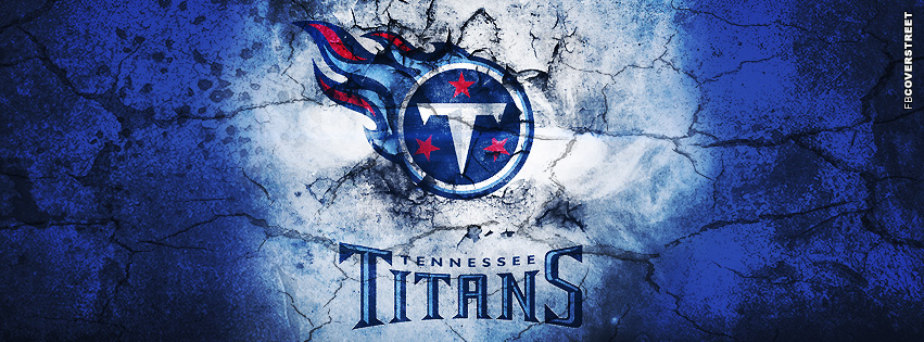 Tennessee Titans Grunged Logo Striped