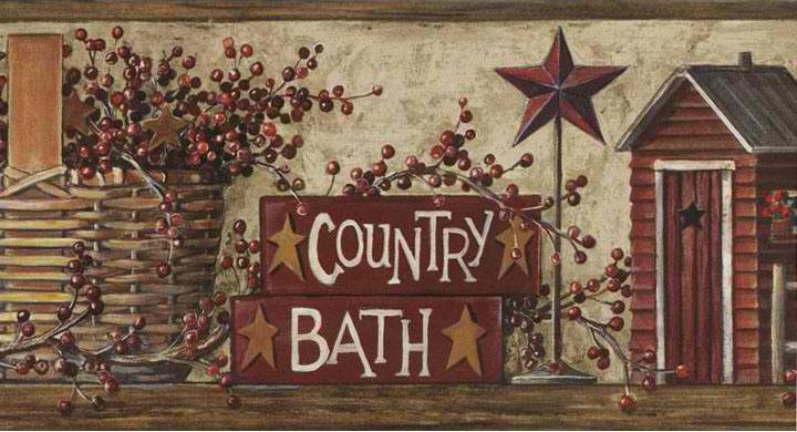 [47+] Country Wallpaper Borders for Bathrooms on WallpaperSafari