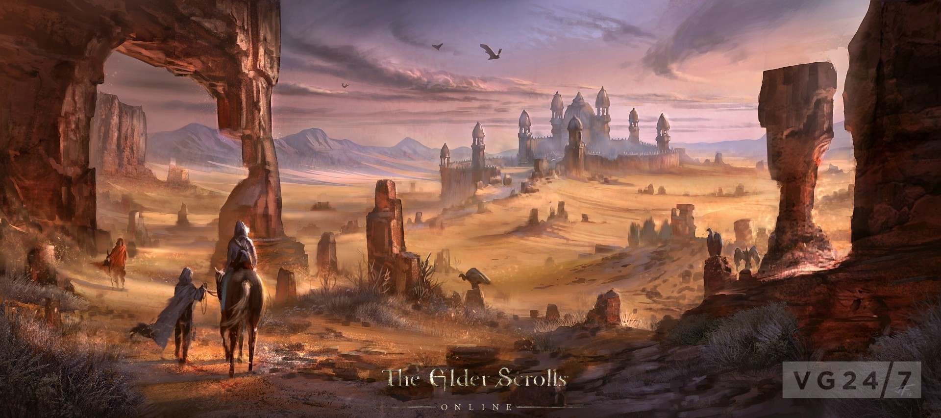 Elder Scrolls Online Concept Art Shows Skyrim Deserts And More