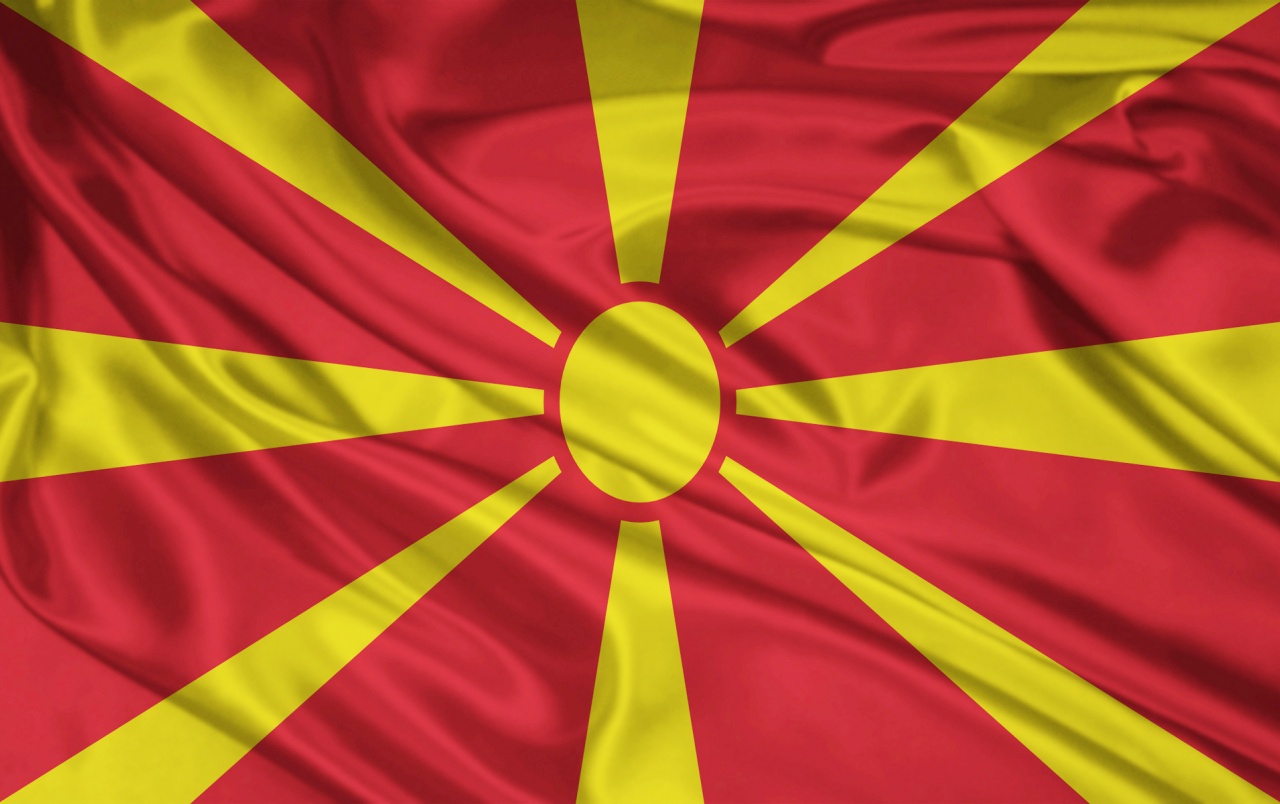 Macedonia Flag Wallpaper Stock Photos