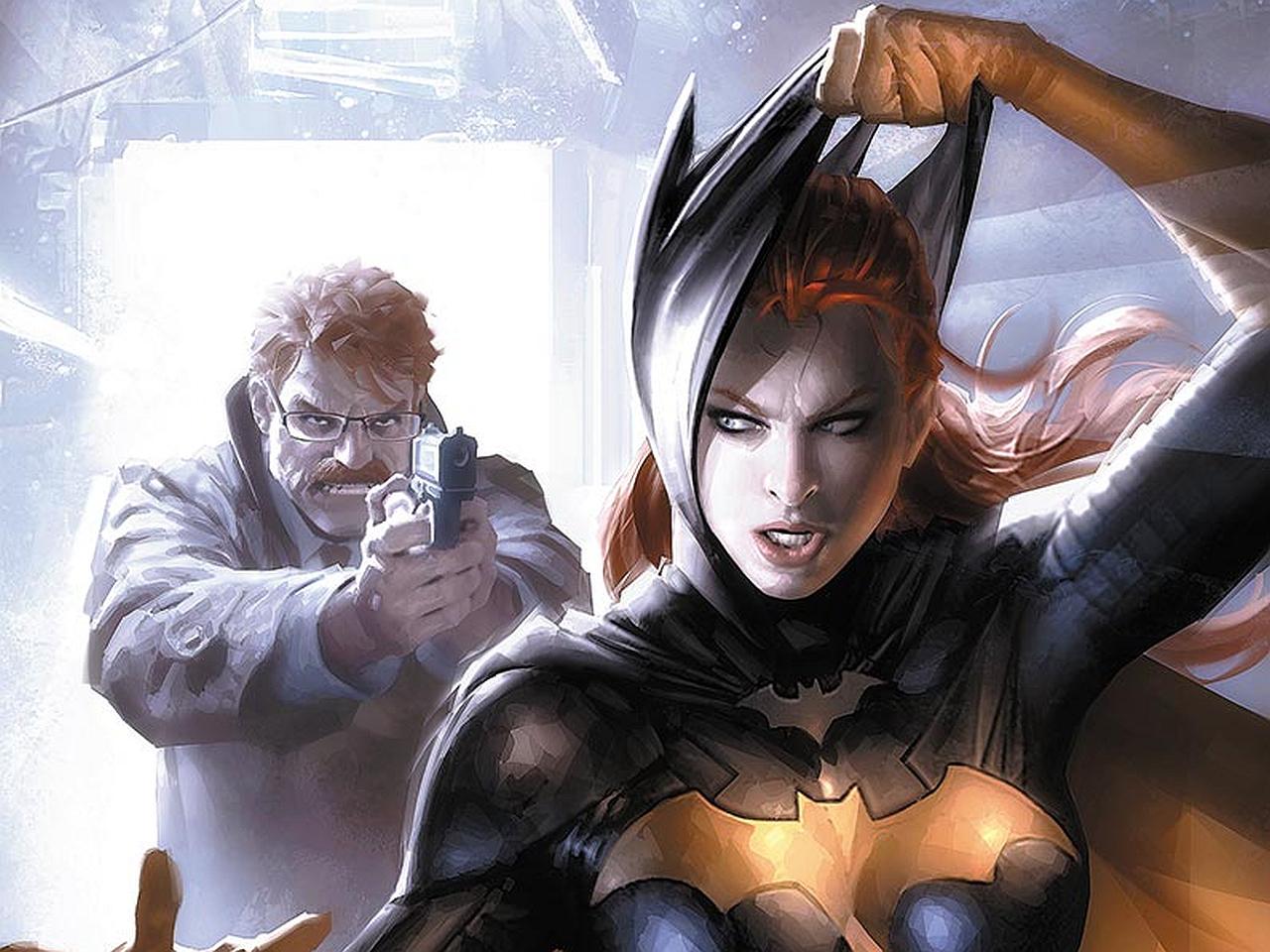 Batgirl and father   112044   High Quality and Resolution