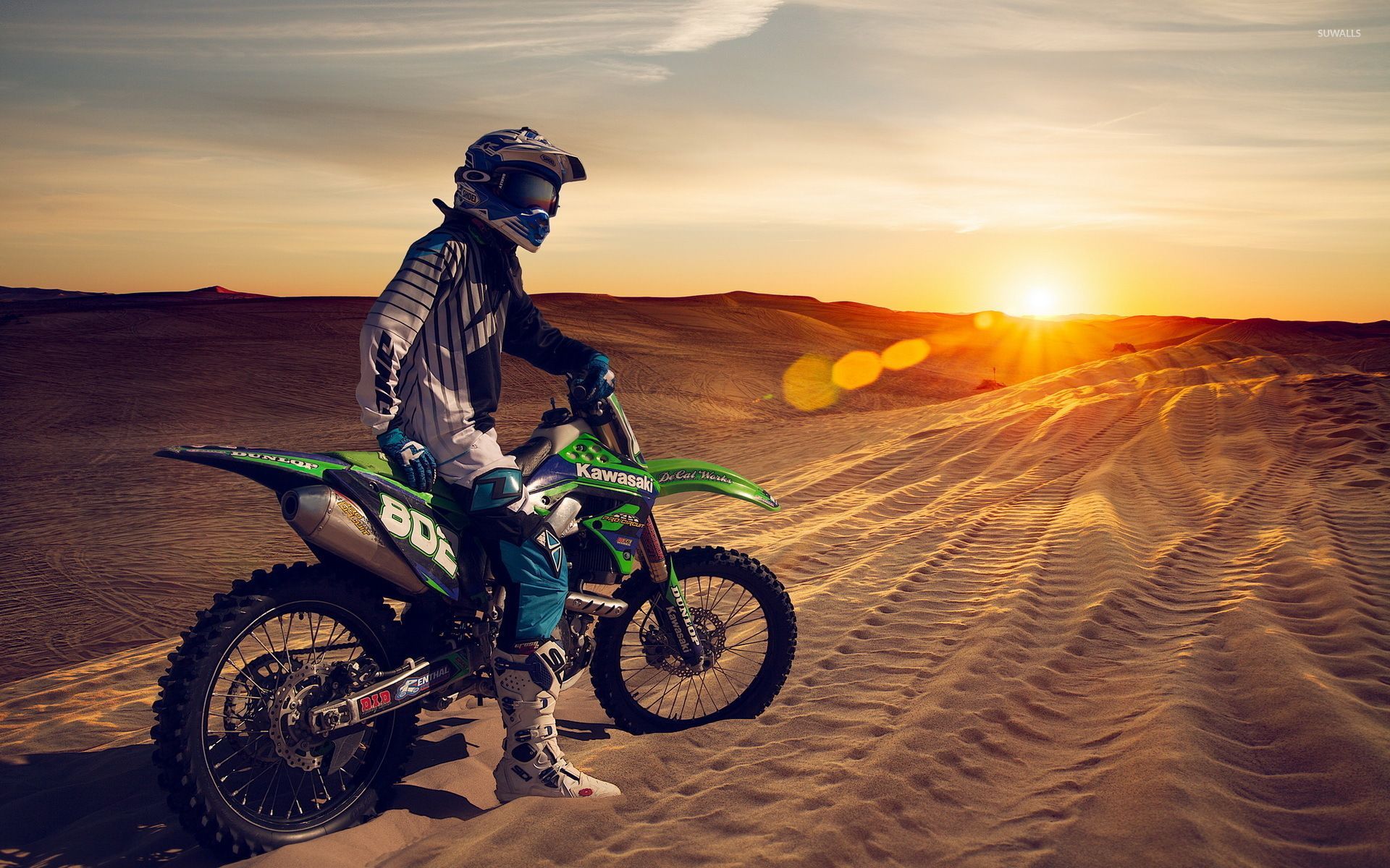 Kawasaki Dirt Bike Wallpaper Top