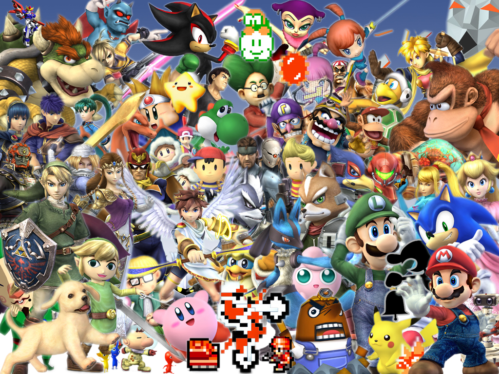Select Screen Super Smash Brothers Brawl Ssbb Wallpaper Background