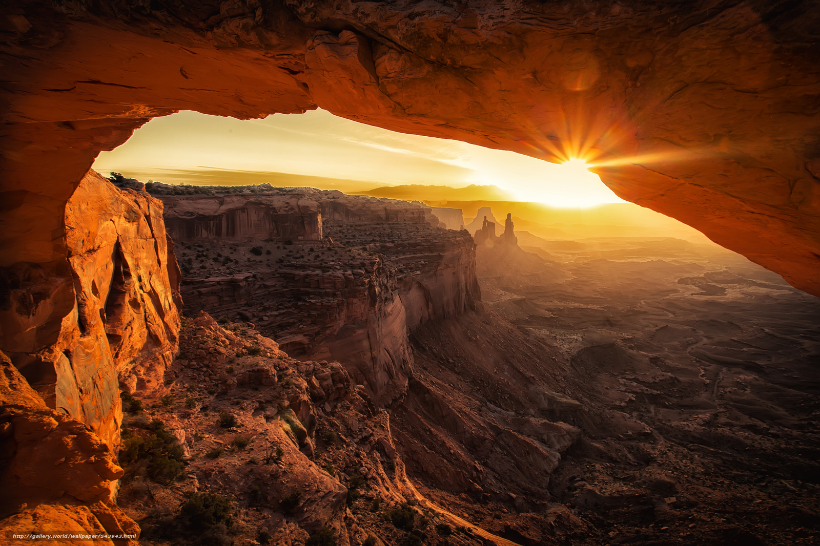 Wallpaper Canyonlands National Park Mountains Arch