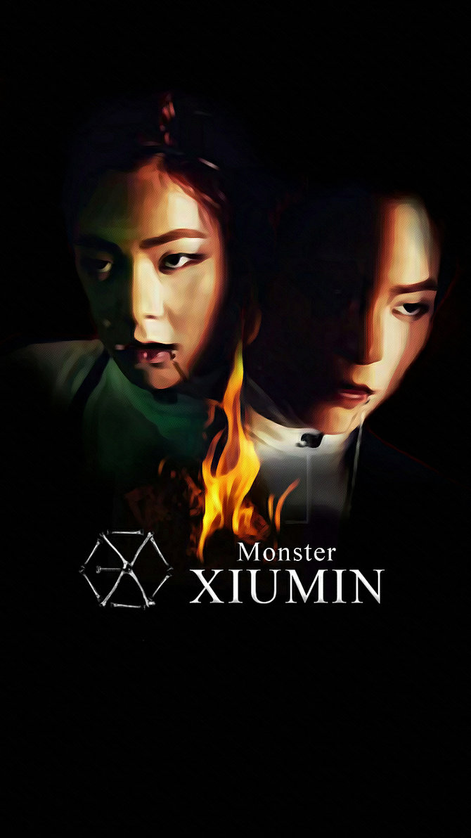 Wallpaper Exo Monster Teaser Xiumin By