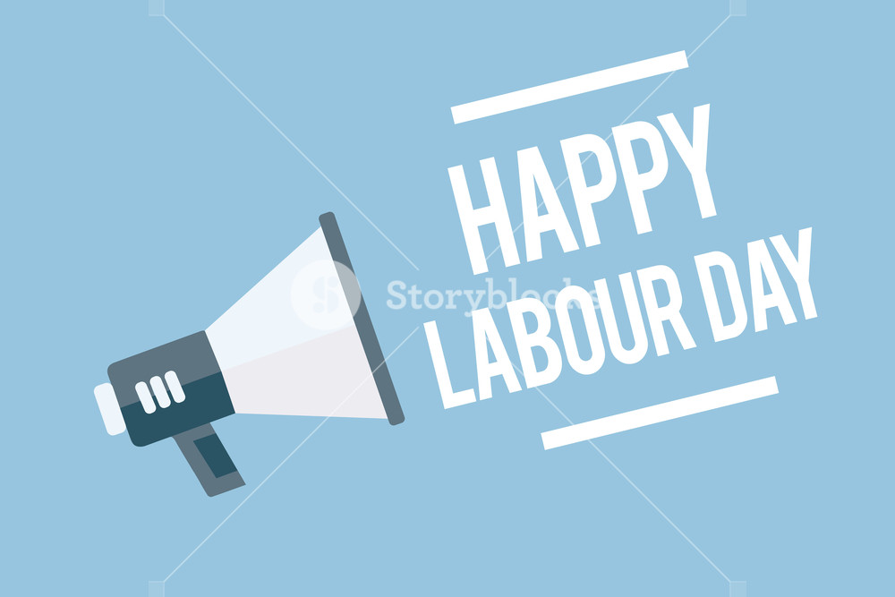 Word Writing Text Happy Labour Day Business Concept For Annual
