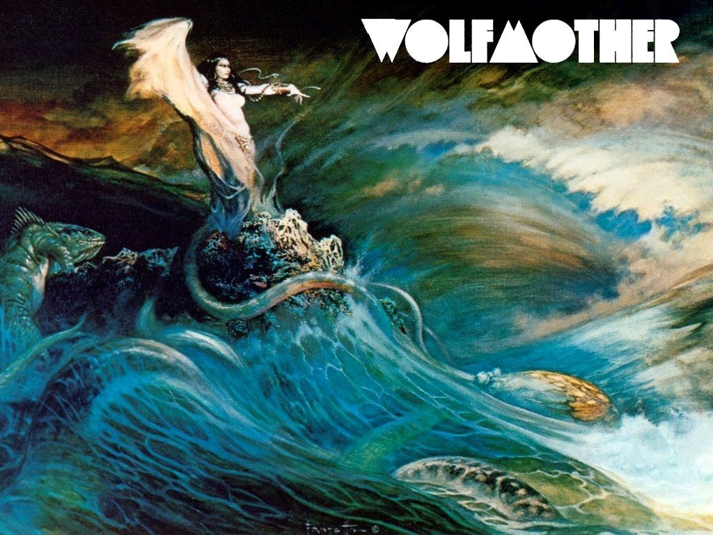 Wolfmother Logo Wallpaper HD Frank Frazetta Sea