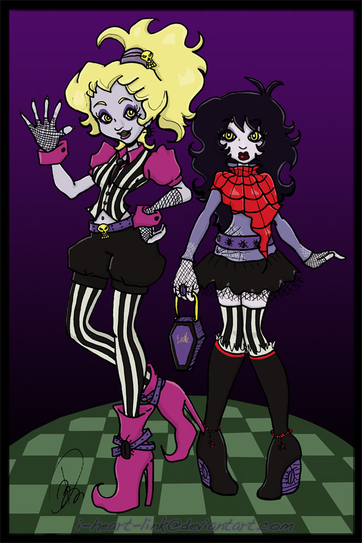 MH OC Beetlejuice Sisters in Color by I heart Link on