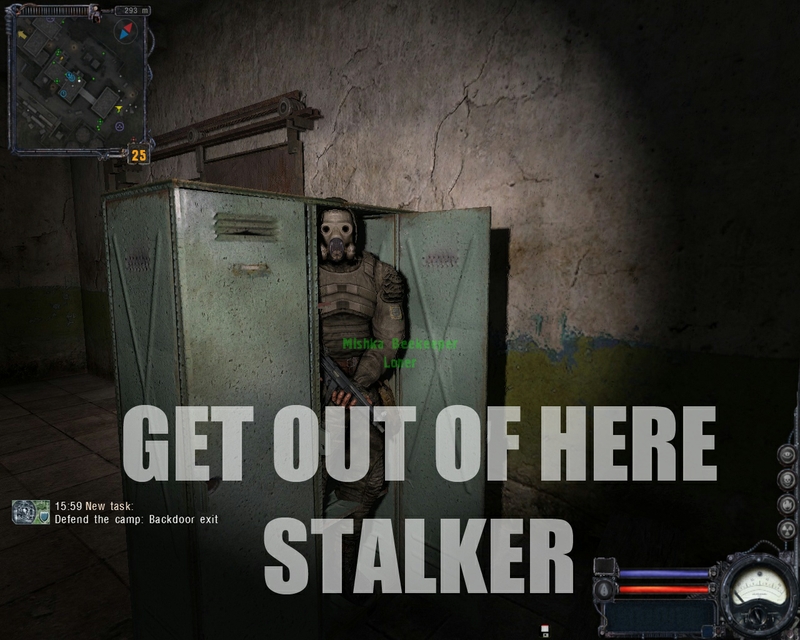  stalker humor funny stalker shadow of chernobyl 1280x1024 wallpaper