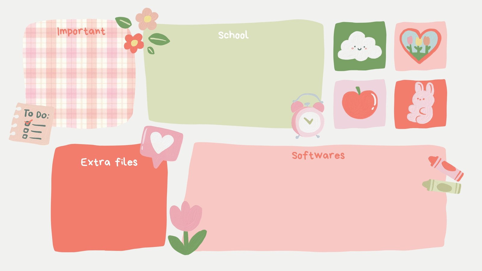  Download And Customizable Cute Desktop Wallpaper Templates By 