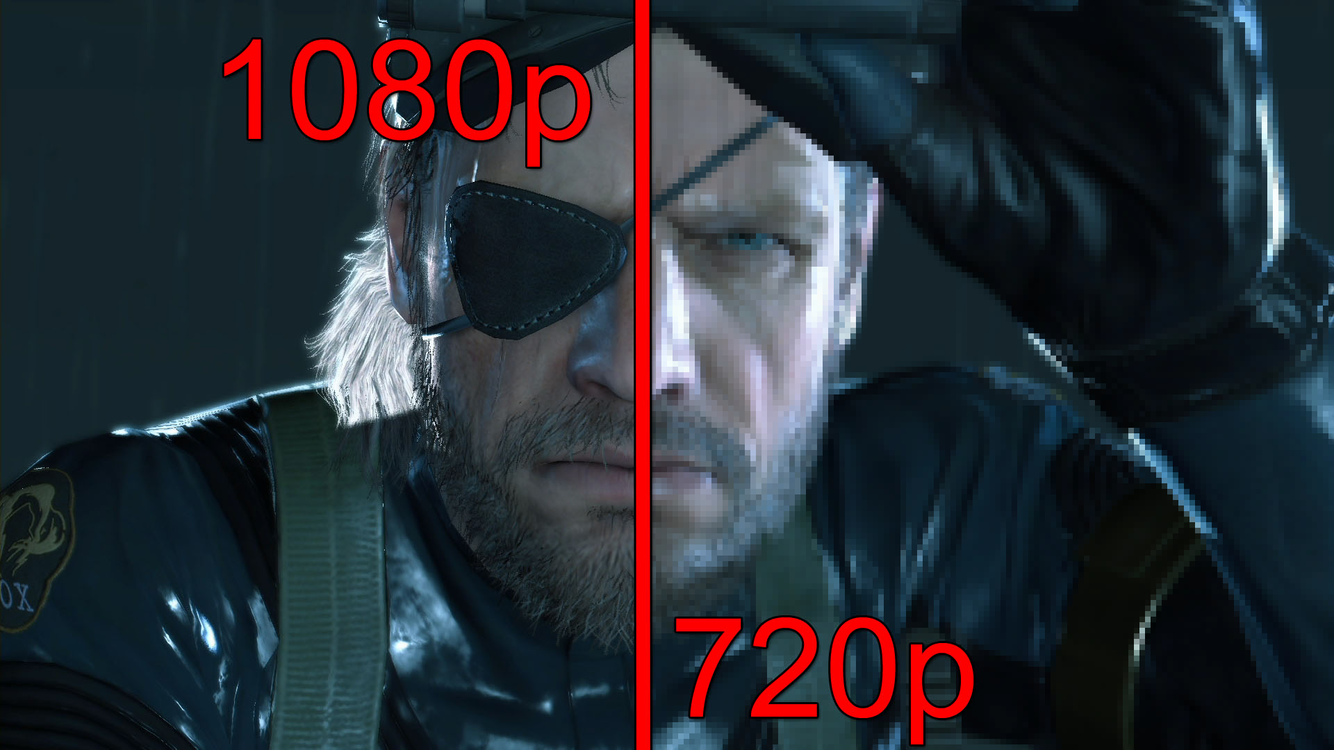 Metal Gear Solid V 1080p vs 720p Screenshot Comparison Will the Old