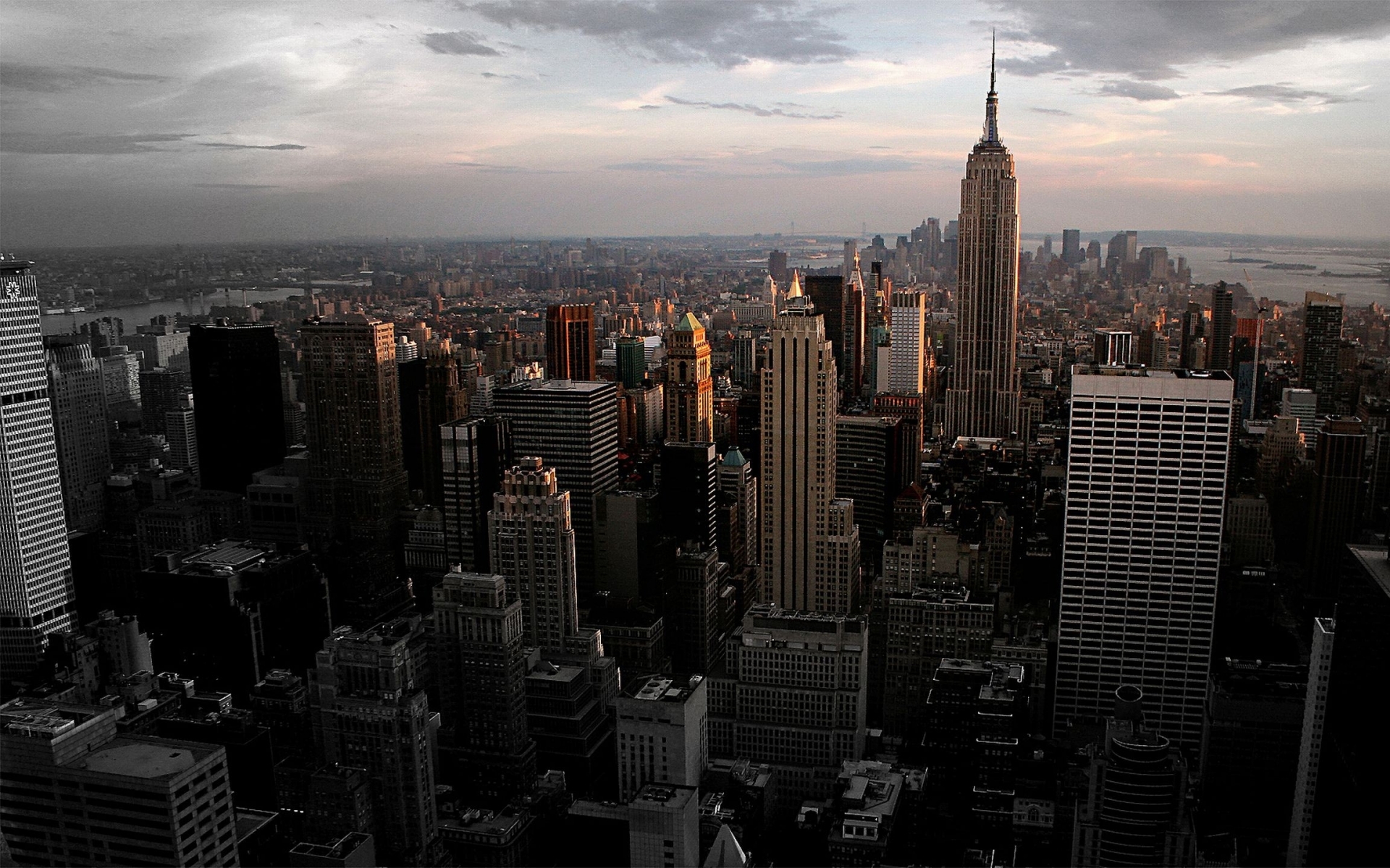 cityscapes new york city empire state building 2560x1440 wallpaper 1920x1200