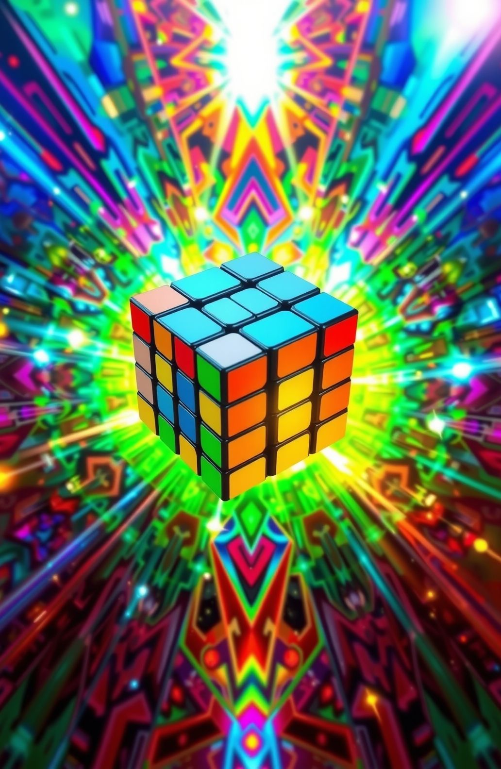 3d Wallpaper Rubix Cube