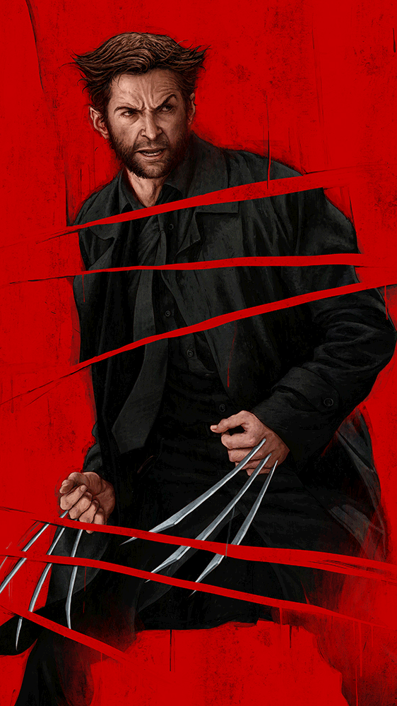 Wolverine Poster iPhone Wallpaper
