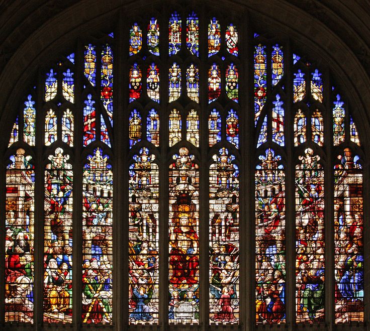 Stained Glass Art Window Religion V Wallpaper