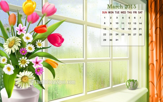 Calendar Of March Wallpaper From Theholidayspot