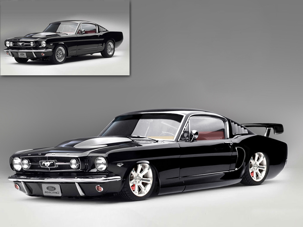 Cars Sport HD Wallpaper Black Classic Mustang
