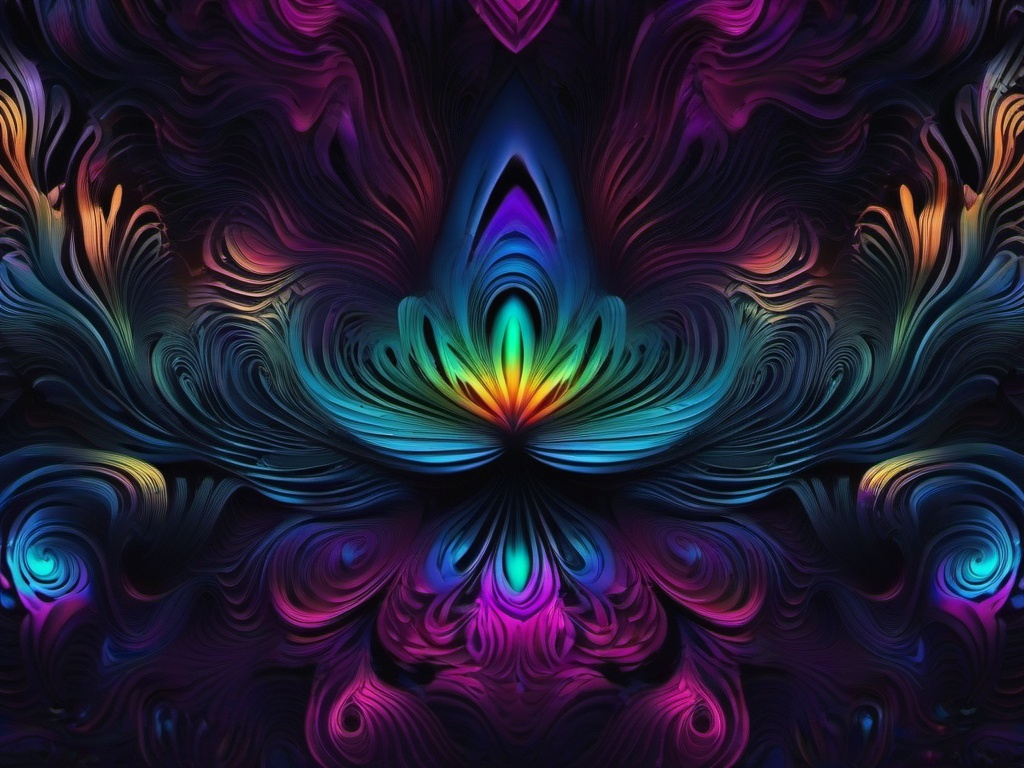 Dark Trippy Wallpaper 4k Desktop