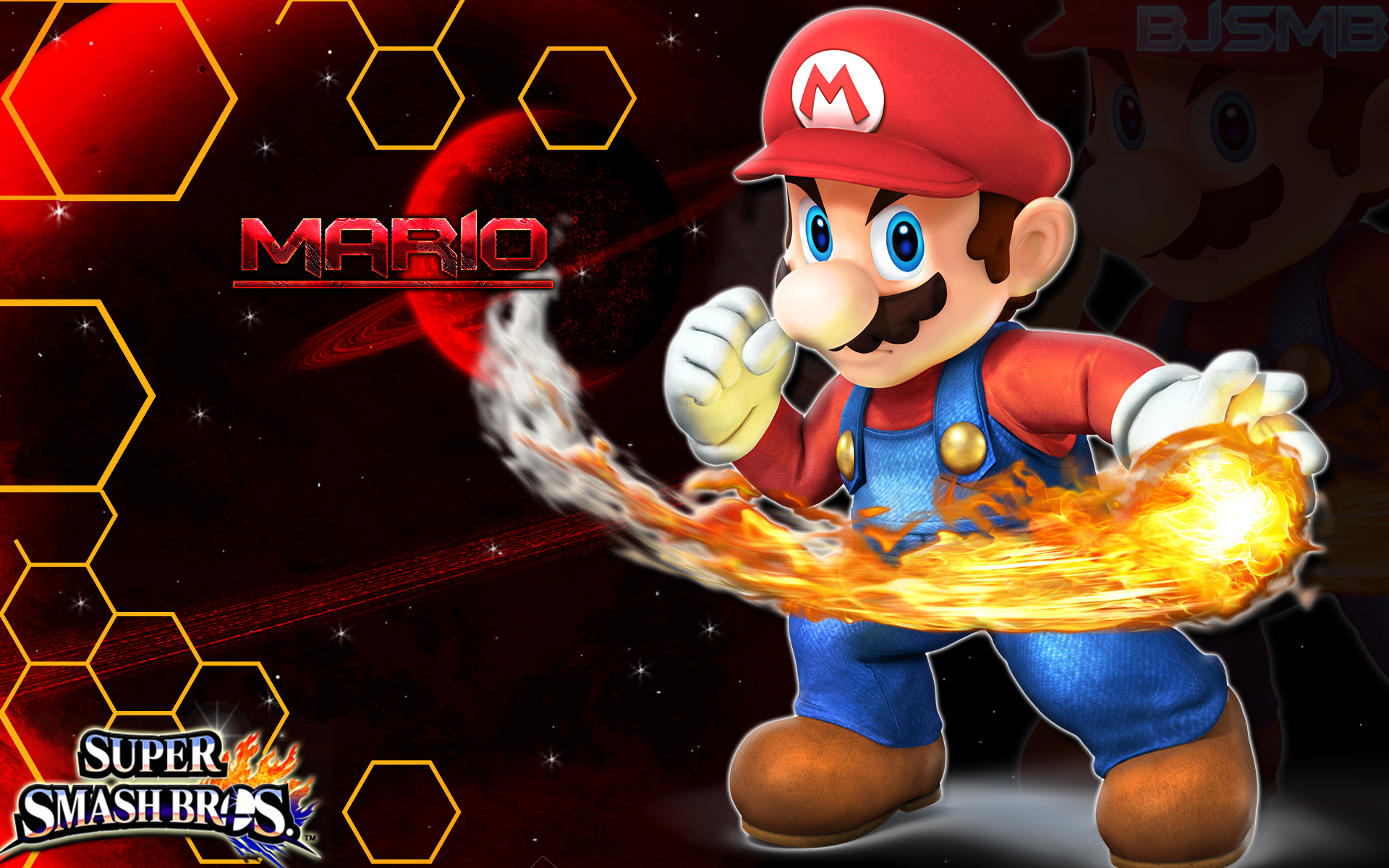 Mario Super Smash Bros Wallpaper Background By Bowserjrsmb On