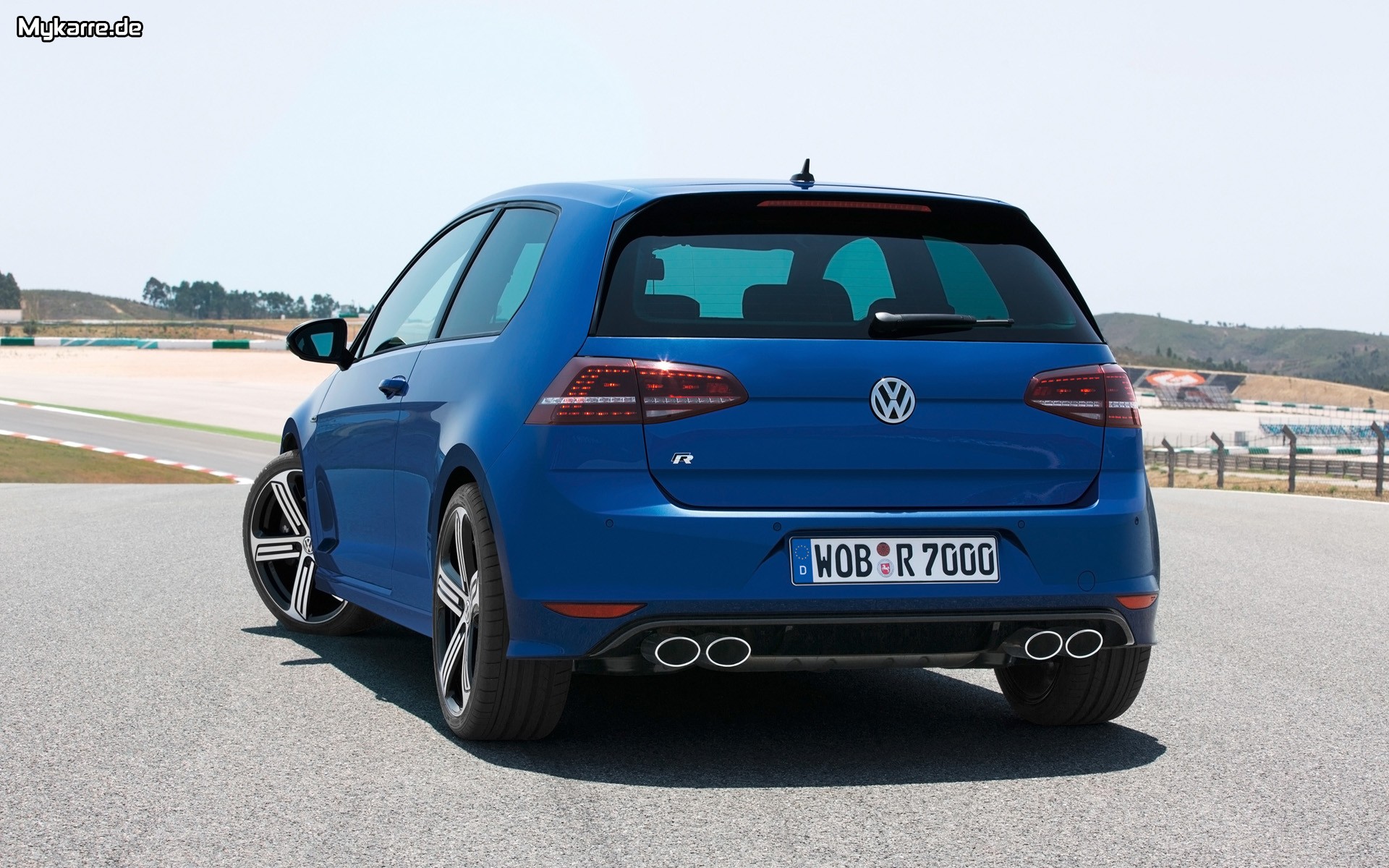 Volkswagen Golf R Wallpaper 2014 Heckansicht Auto Tuning News 1920x1200