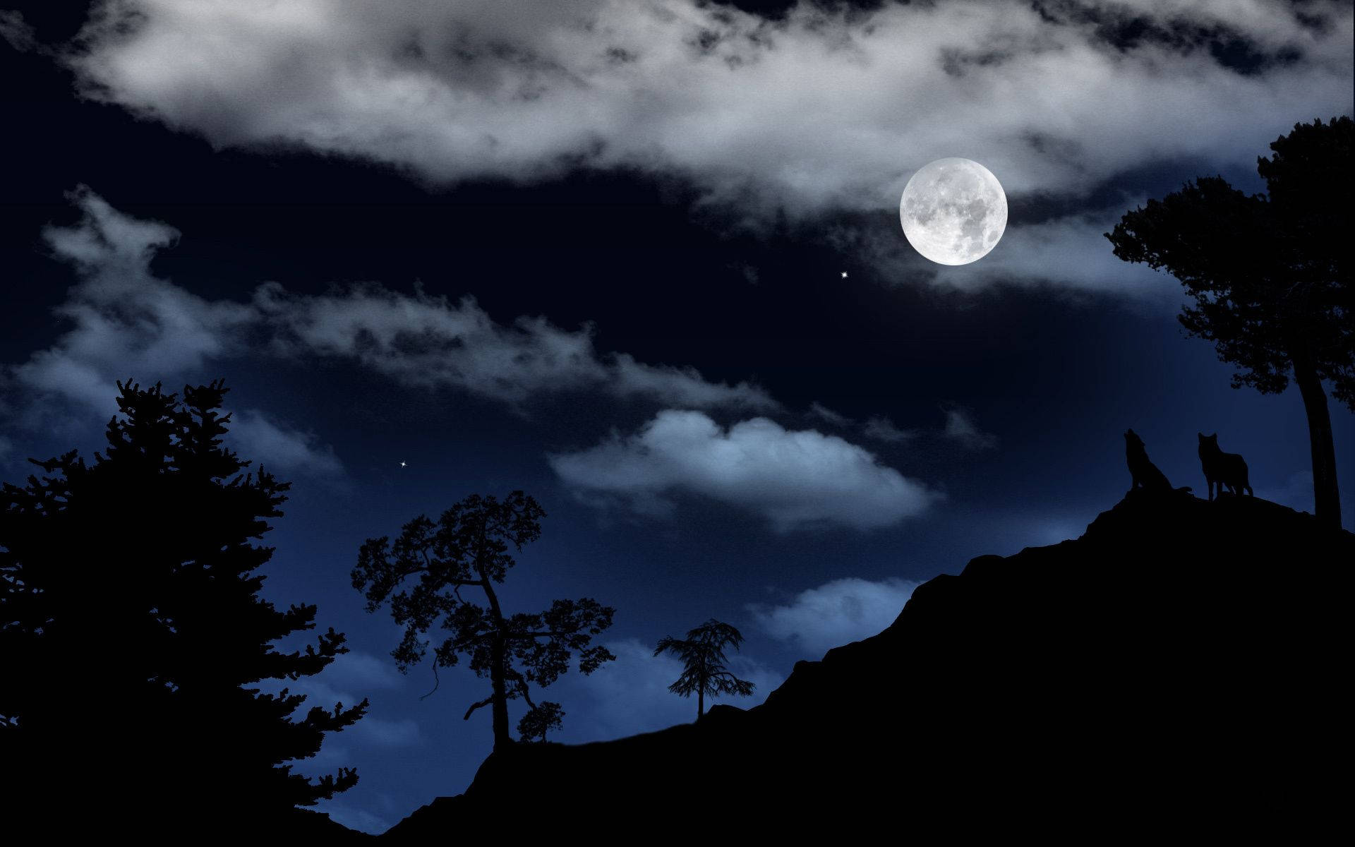 Dark Night Wallpaper