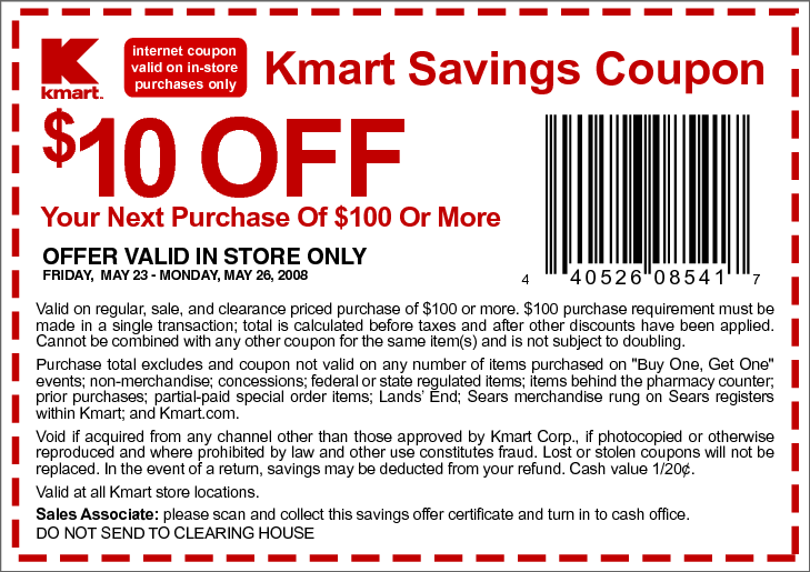 Kmart In Store Coupons Image Search Results