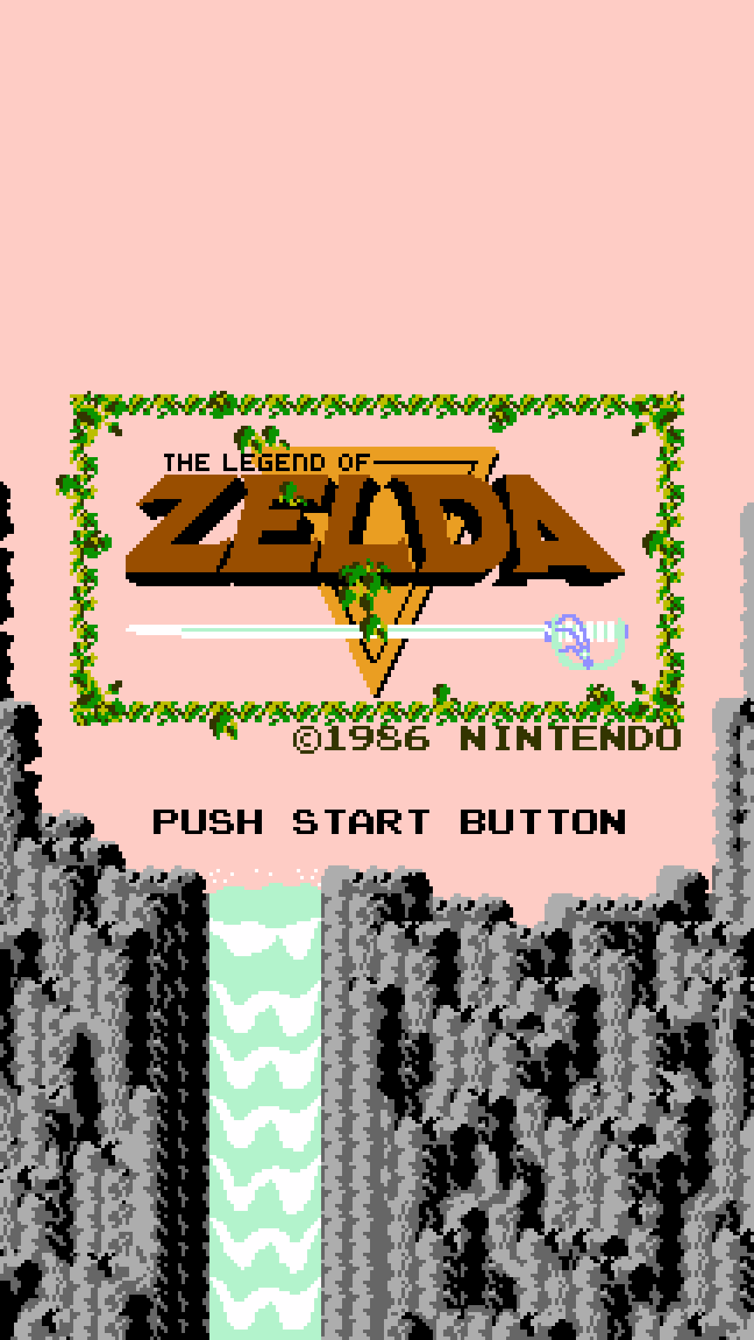 Legend of Zelda NES Phone Wallpaper rphonewallpapers 1080x1920