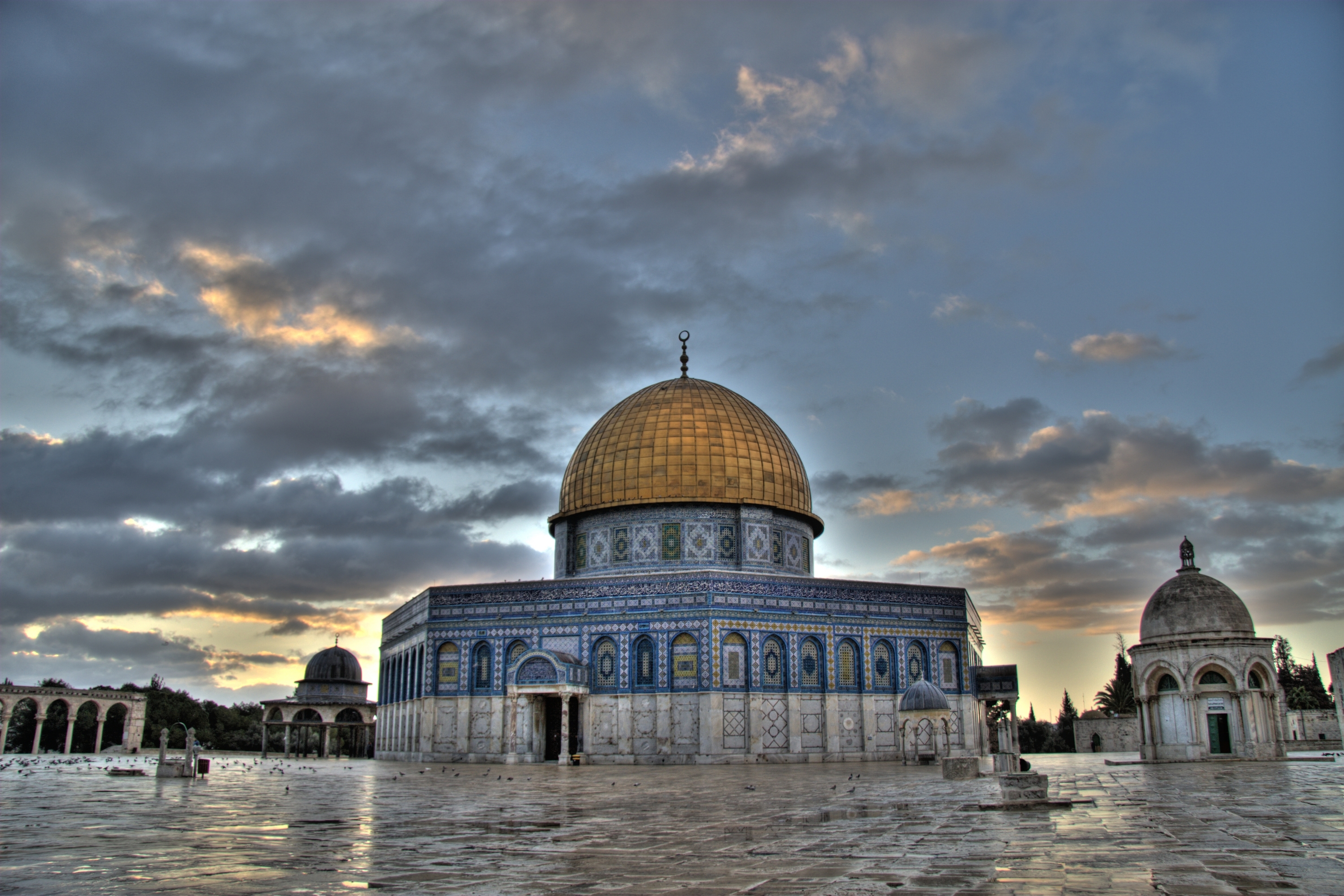 Download Captivating Skies Over the Holy Land Wallpaper | Wallpapers.com