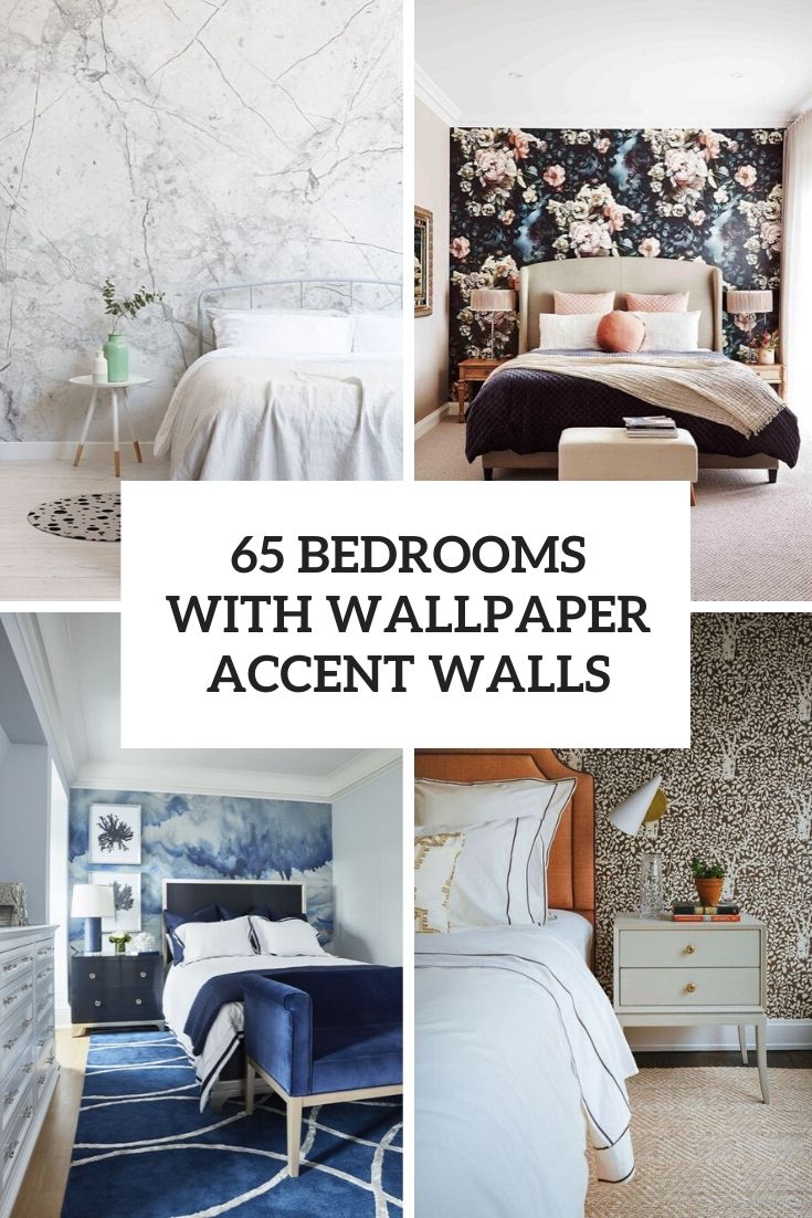 Bedrooms With Wallpaper Accent Walls Shelterness