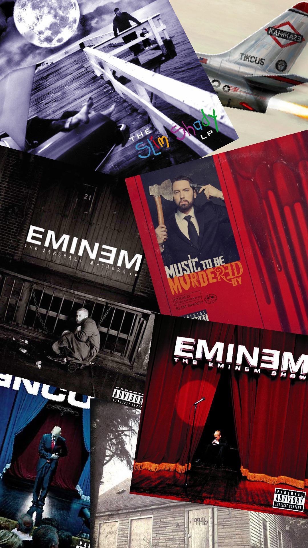 Made A Wallpaper Out Of Eminem Albums R