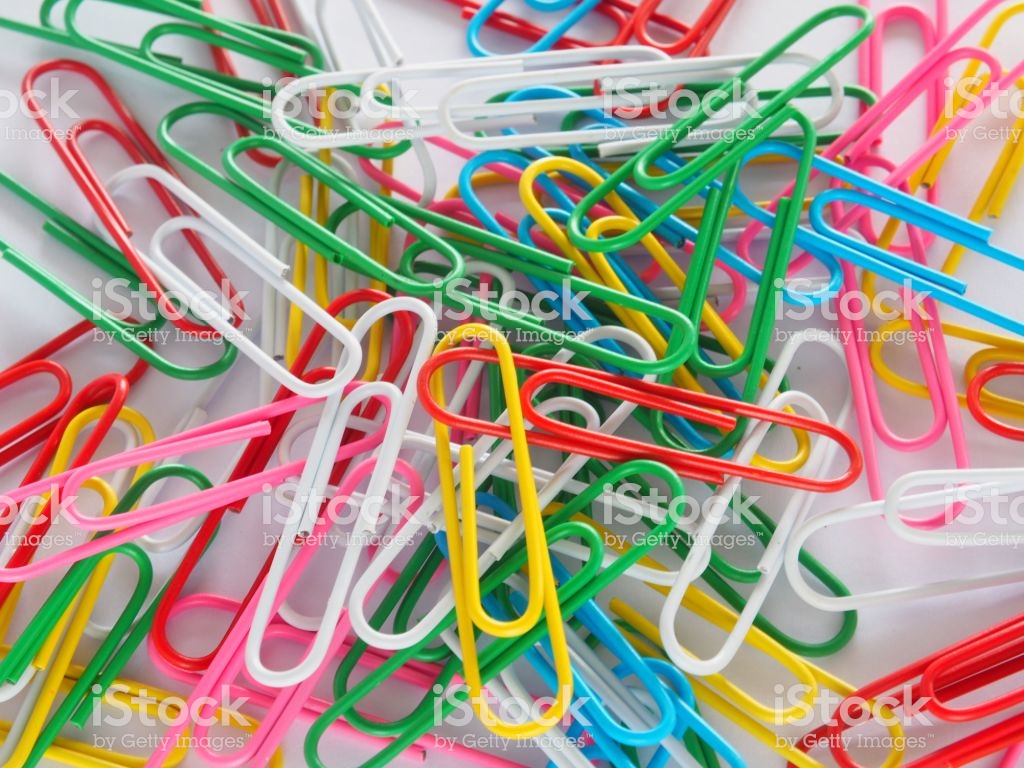 Paperclip On A White Background Stock Photo Image Now