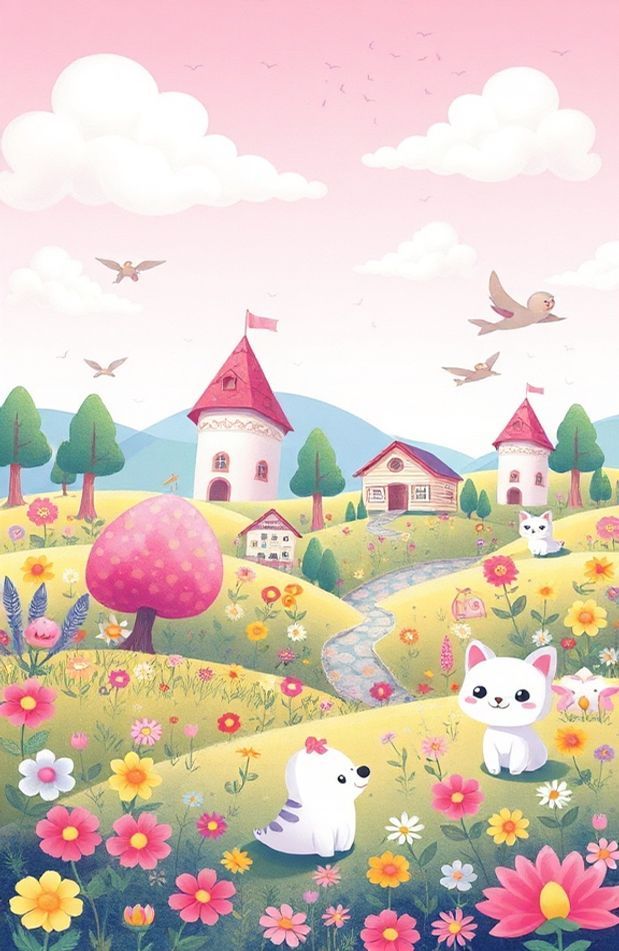 Cute Cartoon Wallpaper For Girls