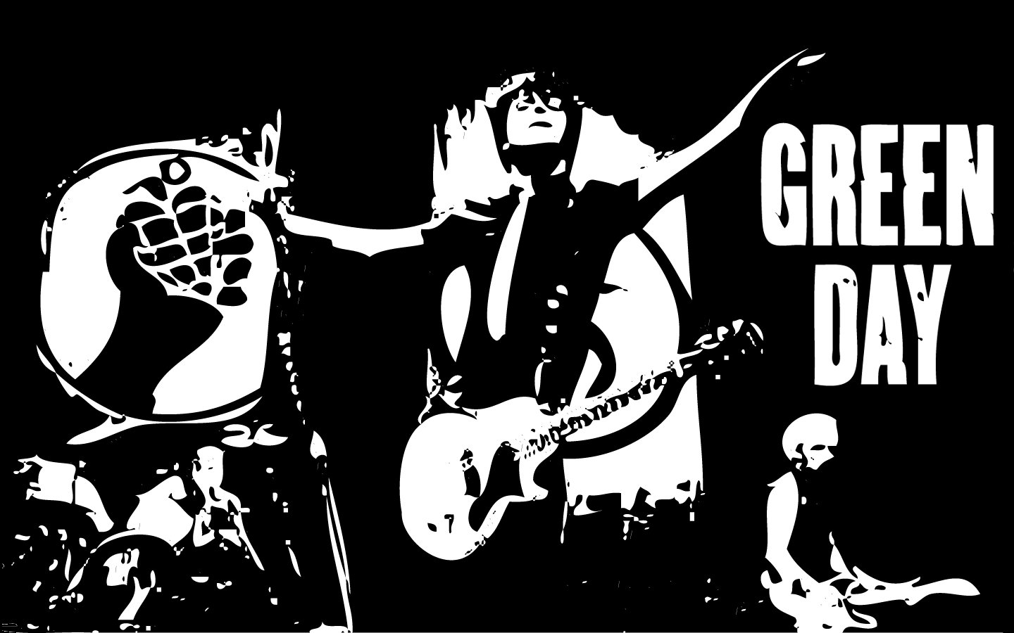 Green Day Art Wallpaper 4110 Wallpaper Themes