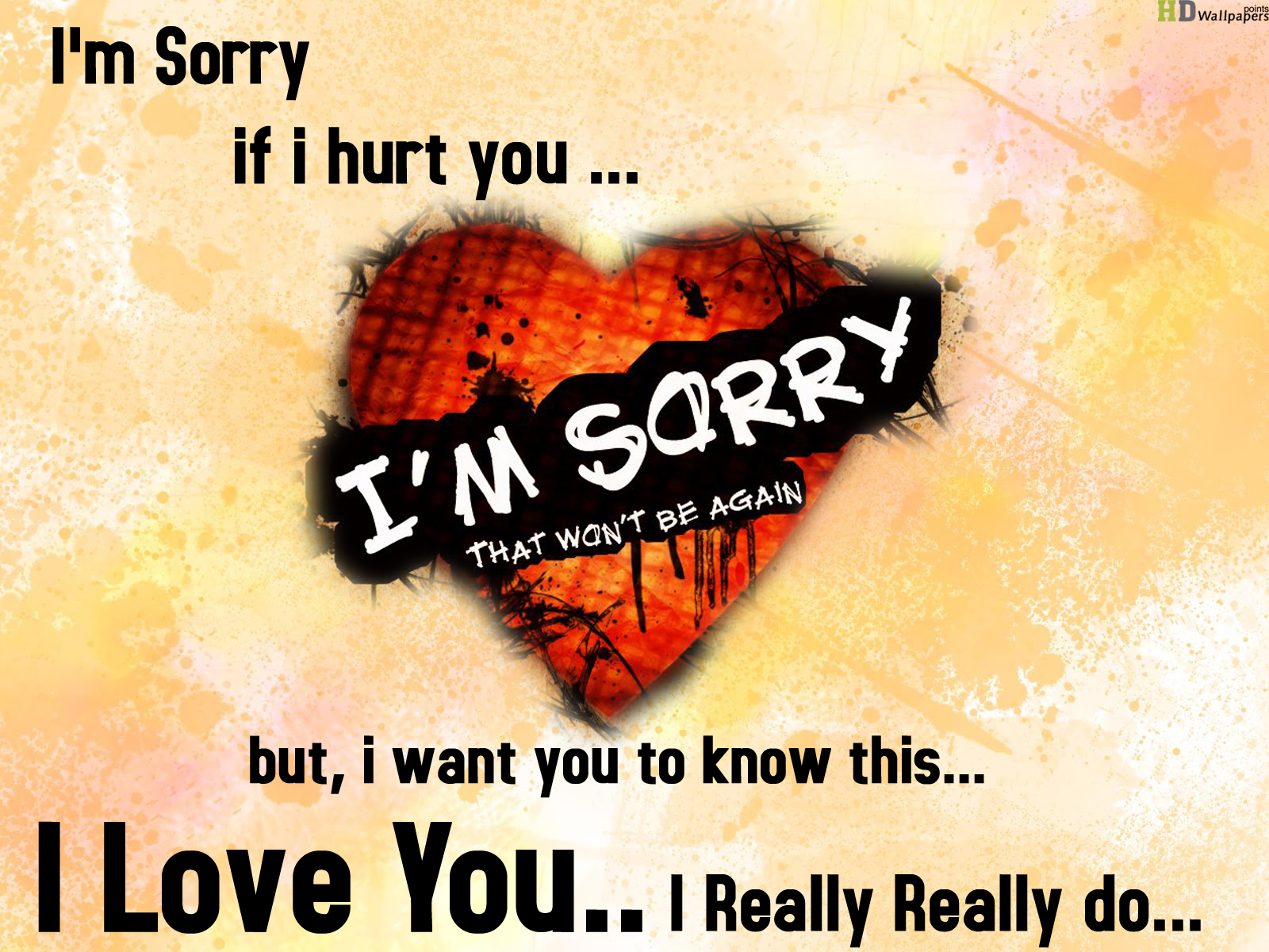 Im Sorry I Love You Quotes