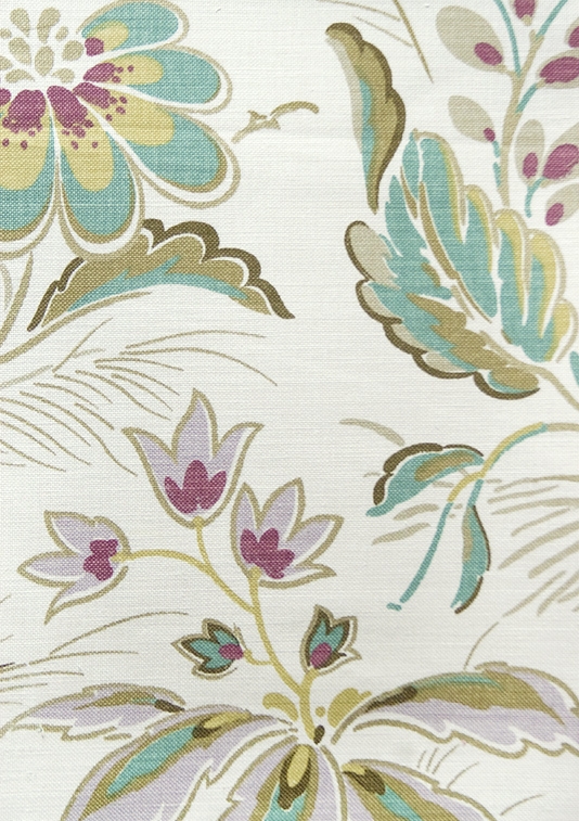 Large Floral Print Wallpaper And Bird Design
