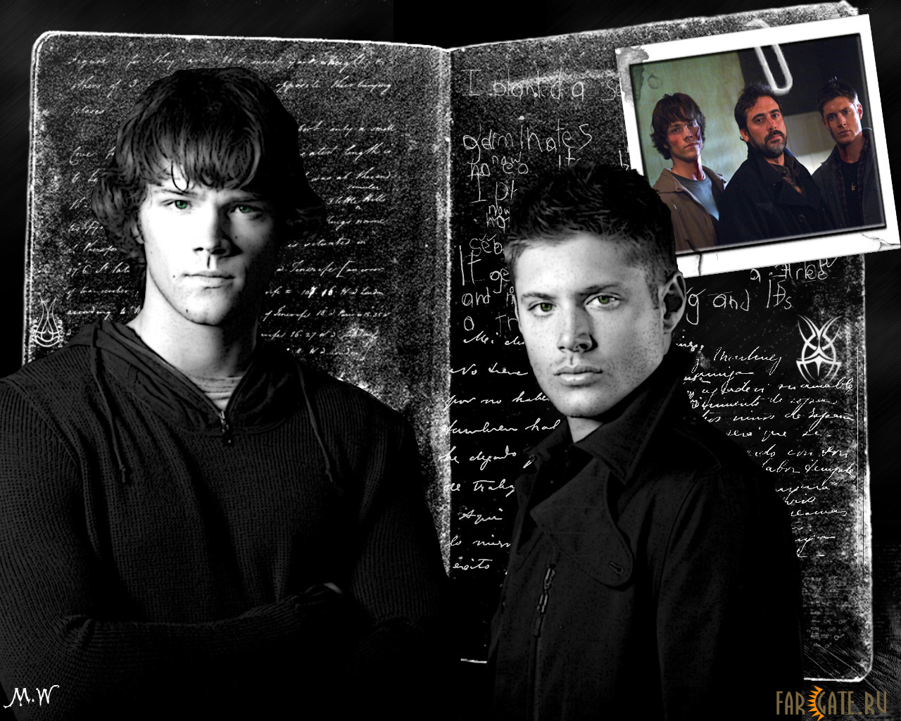 Pin Sam And Dean Supernatural Wallpaper Fanclubs On