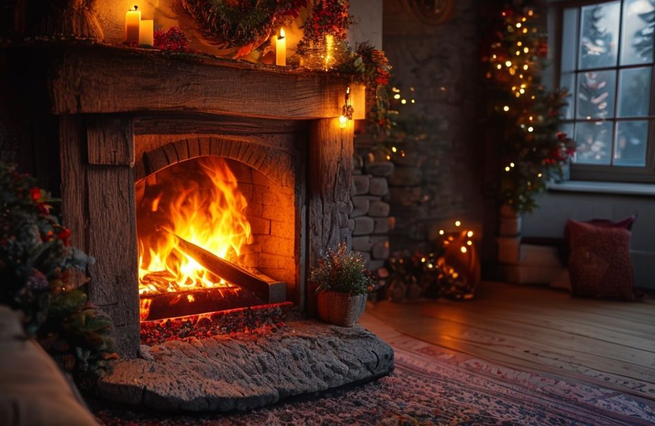 Live Fireplace Wallpaper