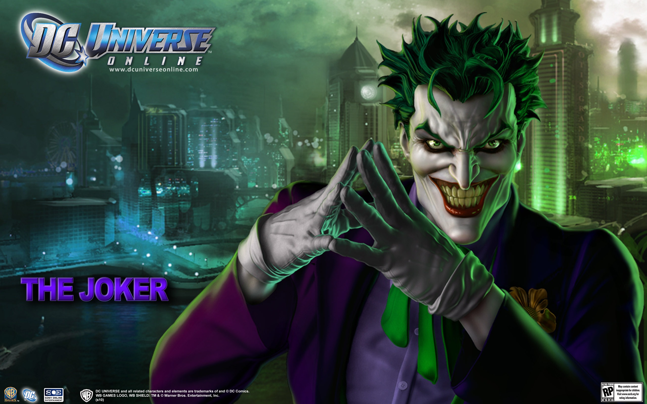 Dc Universe Online Joker Desktop Wallpaper