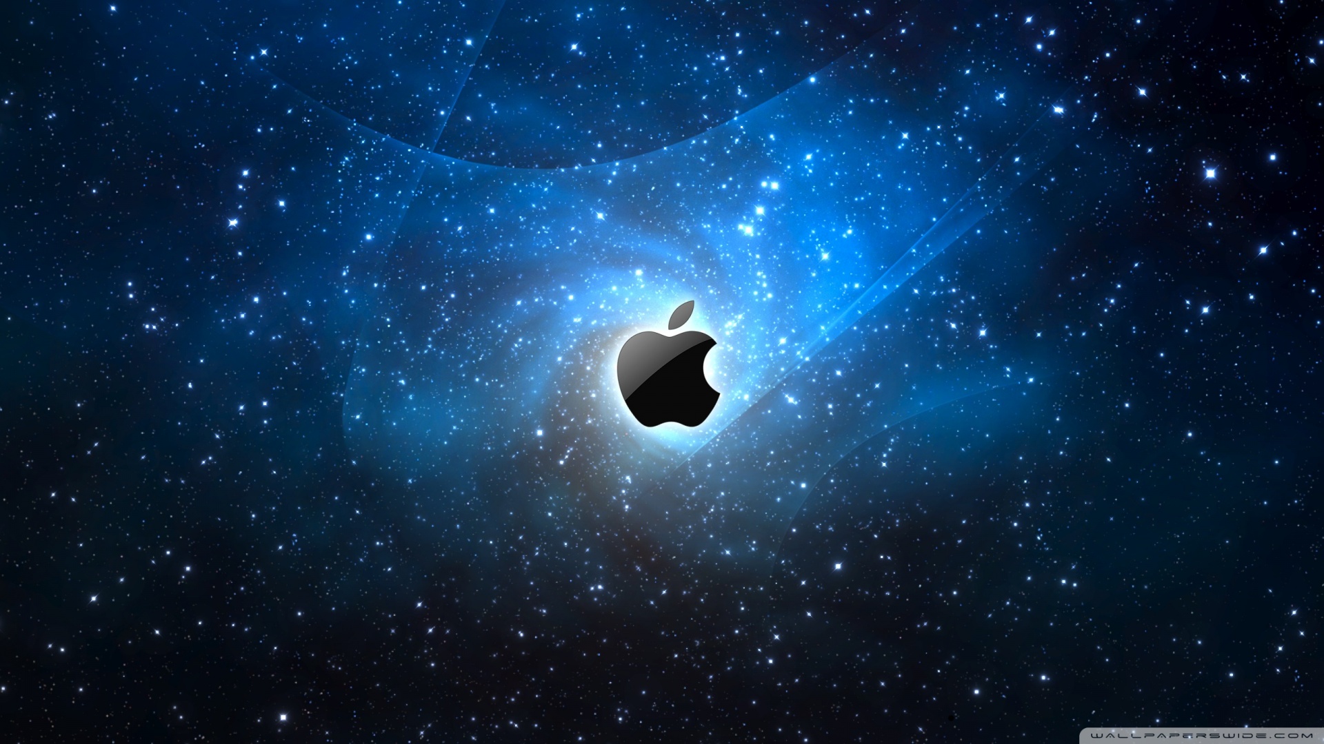 Apple Wallpaper Blue Galaxy Image