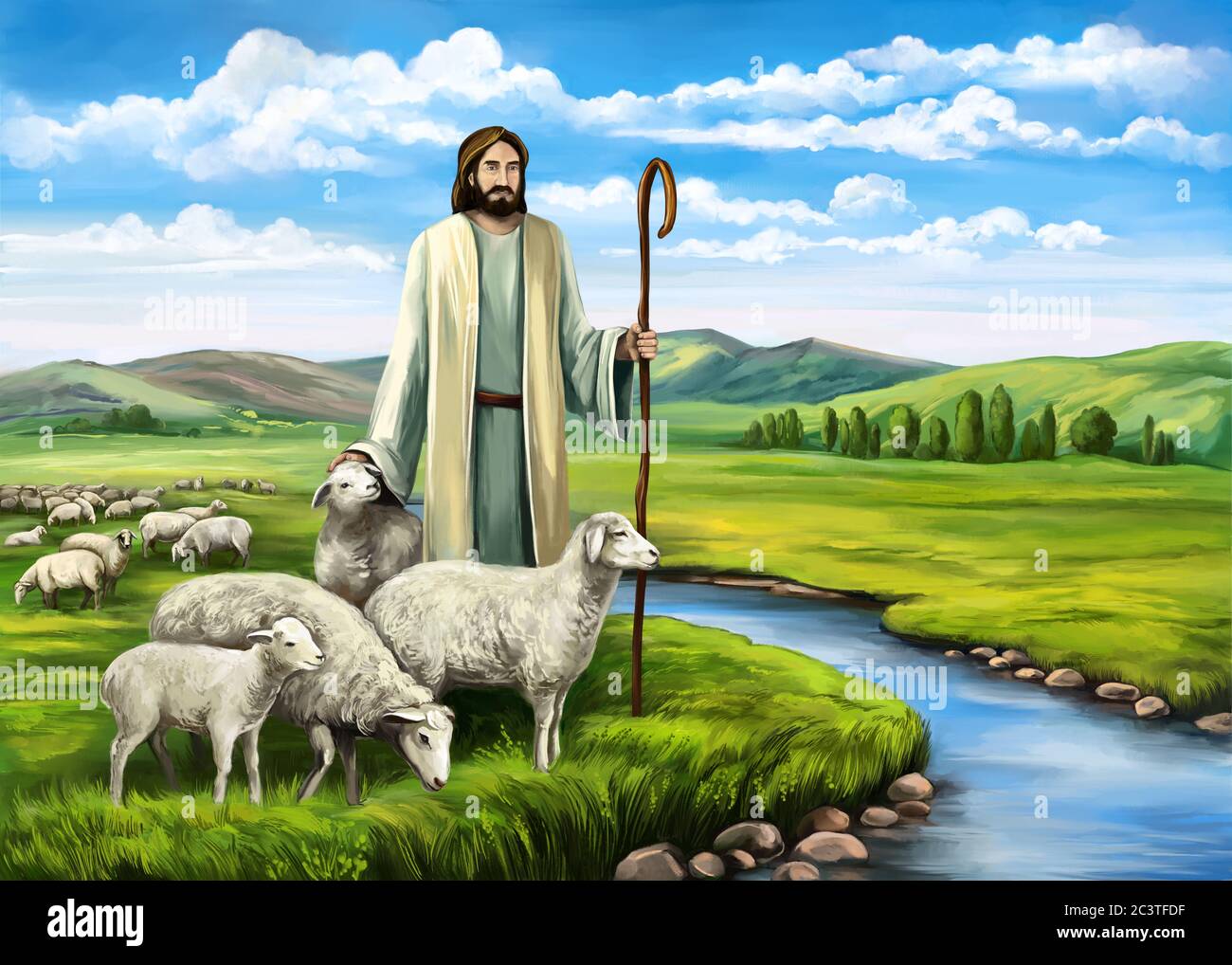 The Lord Is My Shepherd Hi Res Stock Photography And Image