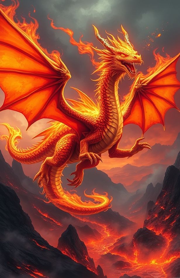 Fire Dragon Wallpaper
