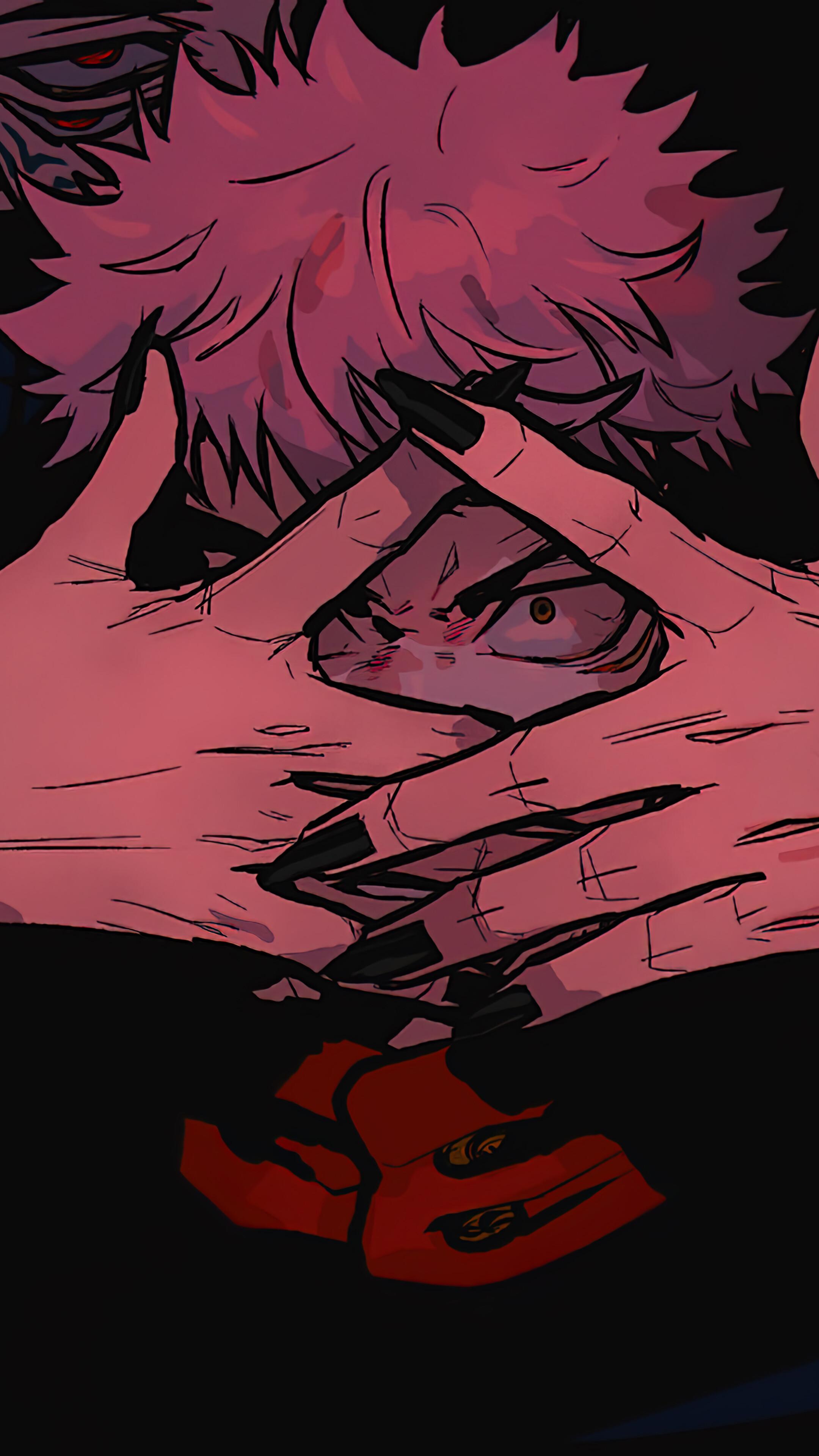 Sukuna Yuji Itadori Jujutsu Kaisen Wallpaper iPhone Phone 4k 5930e