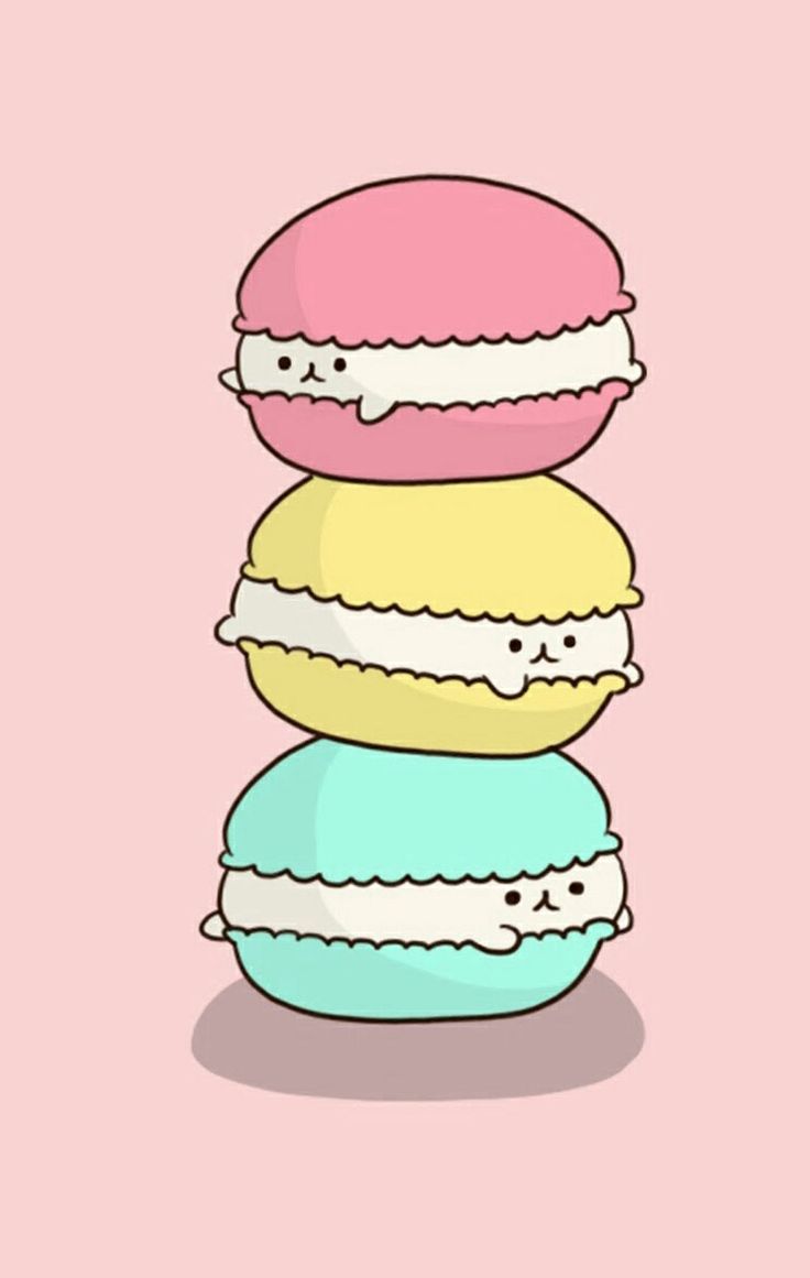 Macaron iPhone Wallpaper Kawaii