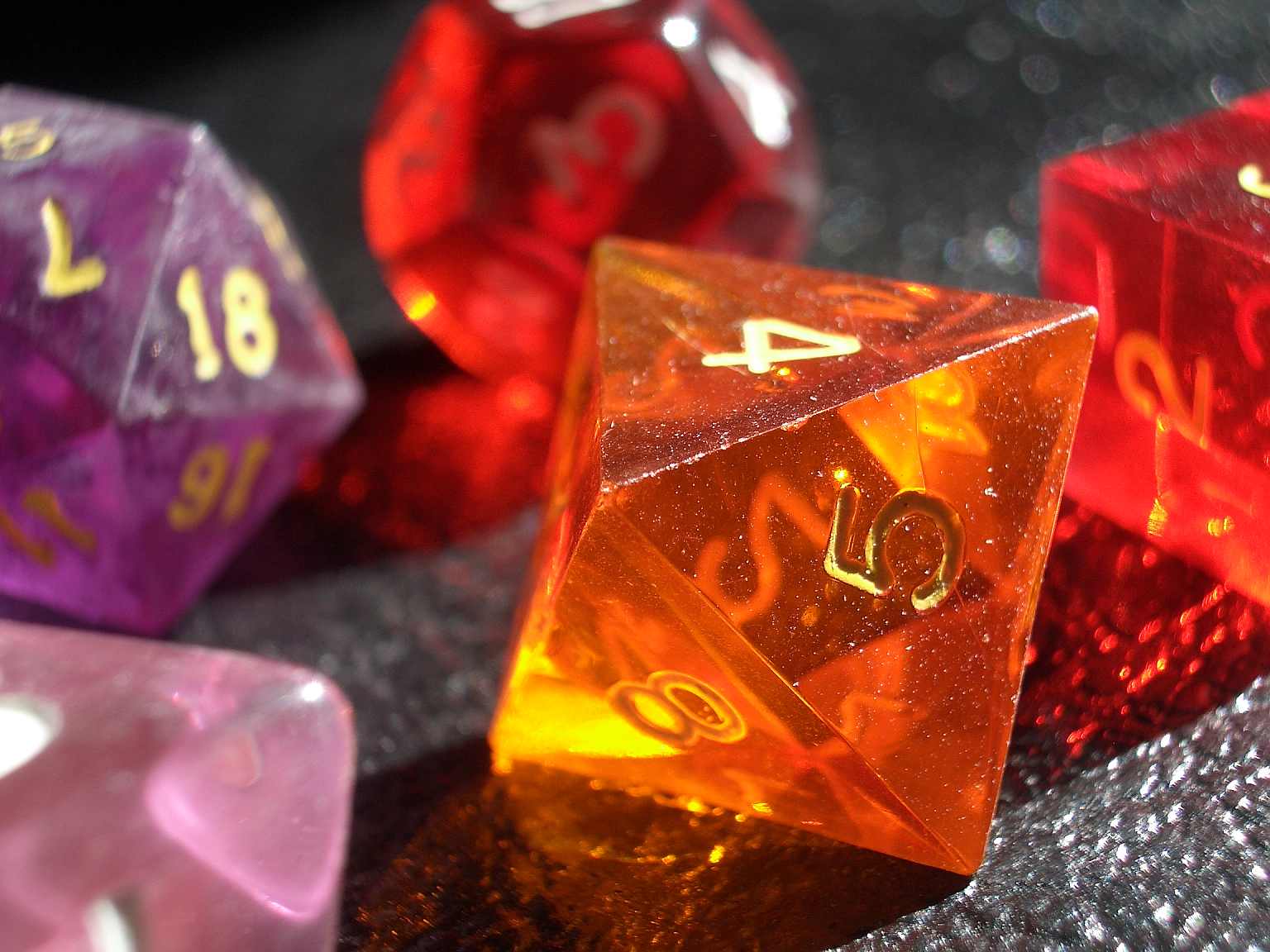 Barefootliam Stock Dice Used For Fantasy Role Playing Games Rolegaming