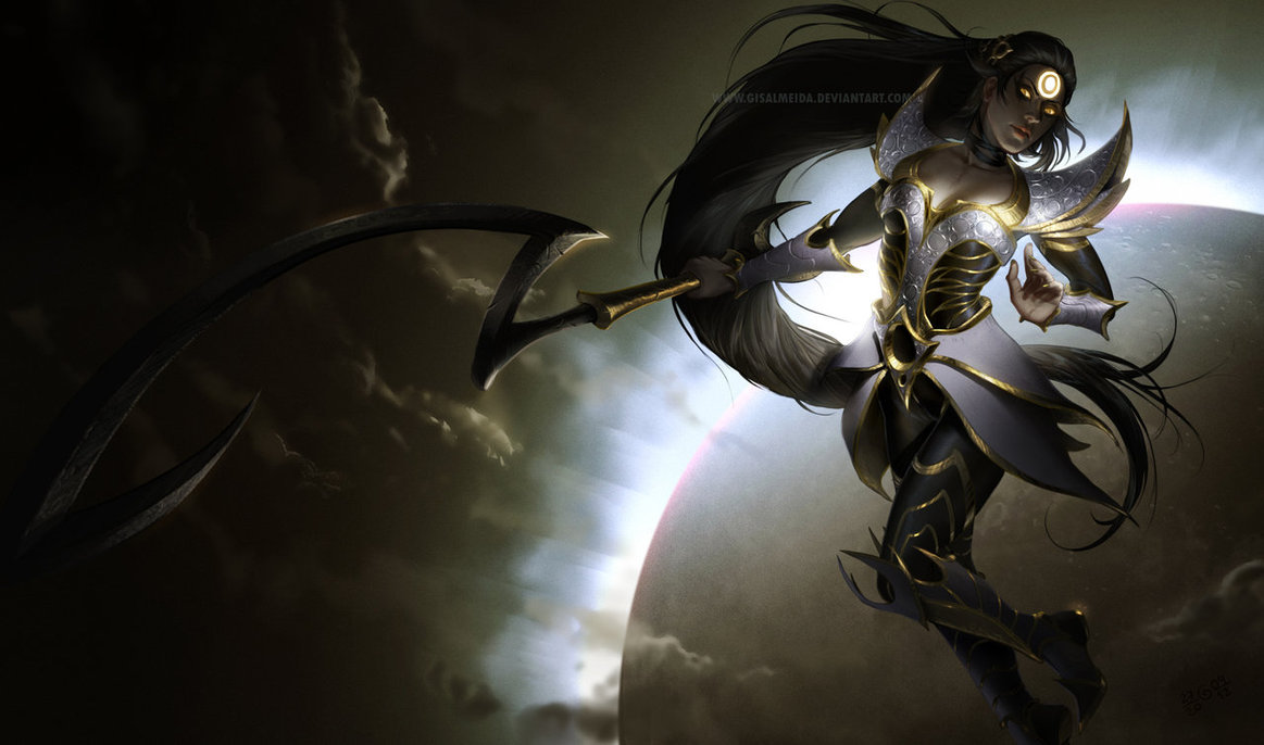 League Of Legends Eclipse Diana By Gisalmeida